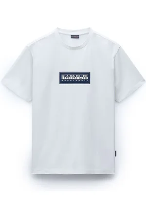 Napapijri 100% Cotton Box Short Sleeve White T-Shirt L