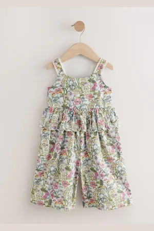 Next Pale Pink Floral 100% Cotton Printed Playsuit (3mths-7yrs) 6