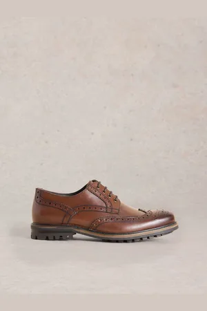 White Stuff Arlo Brogue Leather Shoes AU 7 (EU 40)