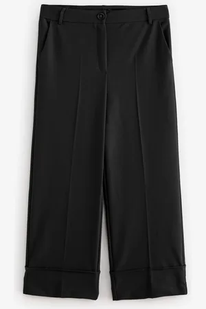 MARELLA Danny Cuff Black Trousers AU 12