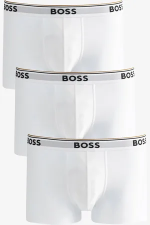 HUGO BOSS White Power Stretch Cotton 3 Pack Boxers M