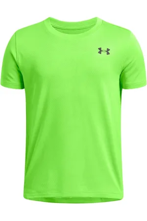 Under Armour Green Tech Vent Jacquard Short Sleeve 100% Cotton T-Shirt 11