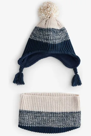 Next Monochrome Inca Hat & Snood Set (1-13yrs) 5