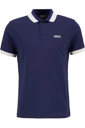 Barbour Caleb Multi Tipped 100% Cotton Polo Shirt S