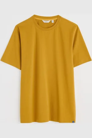 Seasalt Cornwall Yellow Mens Merthen 100% Cotton T-Shirt M