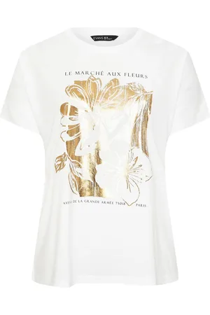 Evans Foil Print Jersey T-Shirt AU 20