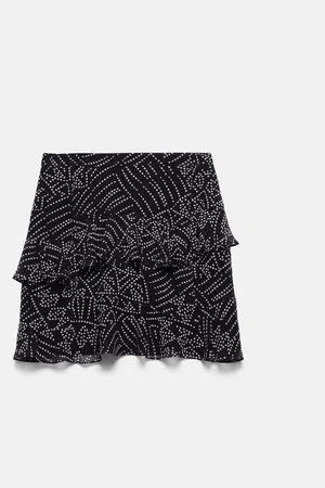 mint&berry Spot Print Mini Skirt AU 14