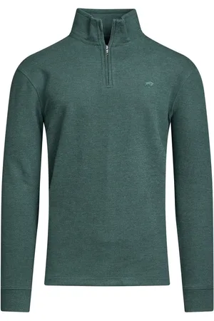 Raging Bull Green Classic French Rib Quarter Zip Sweatshirt XL