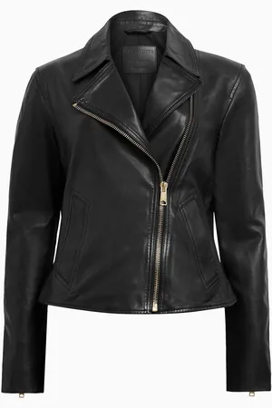 AllSaints AllSaints Black Vela Biker Jacket AU 8