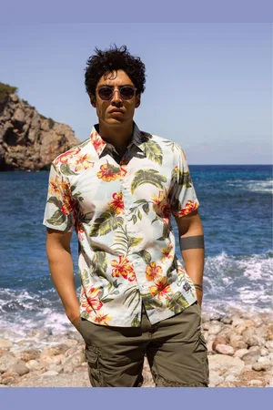 Superdry Short Sleeve Hawaiian Printed Shirt XXL