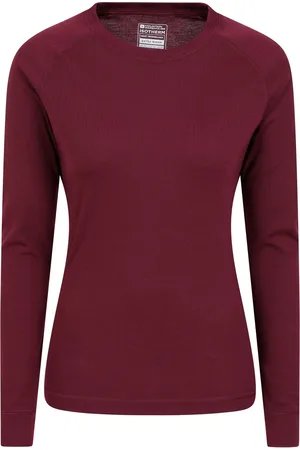 Mountain Warehouse Pink Talus Womens Round Neck Thermal Top AU 8