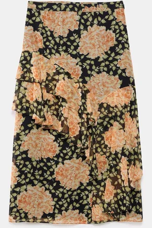 mint&berry Floral Print Midi Skirt 8