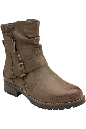 Lotus Natural Zip-Up Mid-Calf Boots AU 7 (EU 38)
