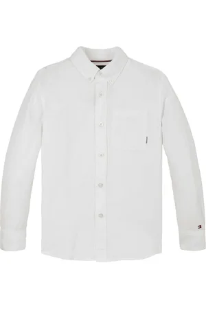 Tommy Hilfiger Relaxed Linen Blend Long Sleeve Shirt 4 Years (104cm)