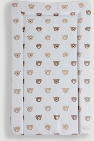 JoJo Maman Bébé Brown/White Baby Changing Mat one