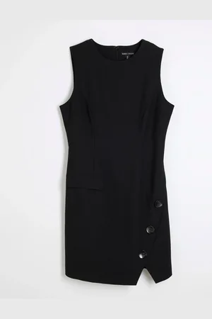 River Island Sleeveless Tailored Mini Dress AU 18
