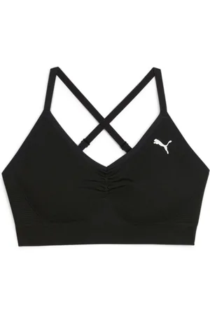 PUMA Black Womens Move Shapeluxe Seamless Bra XL