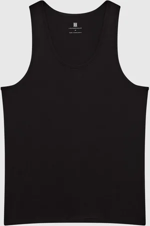 Reiss Black Vinnie Cotton Stretch Vest XL