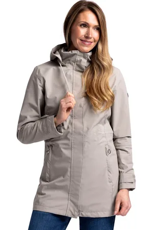 Trespass Female Grey Pavlina Rain Jacket TP75 M