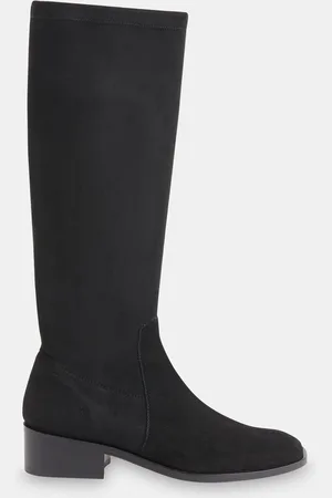 Whistles Black Lisi Stretch Knee High Boots AU 9 (EU 40)