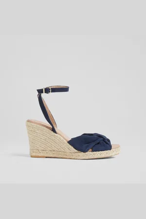 LK Bennett Angela Suede Espadrille Sandals AU 4 (EU 35)