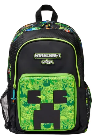 SMIGGLE Green Minecraft Classic Backpack one