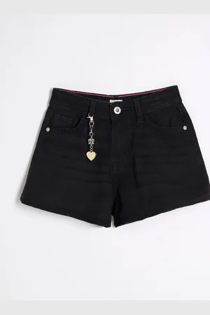 River Island Girls Denim Circle 100% Cotton Shorts 9