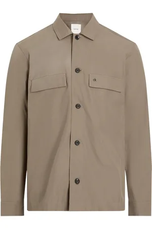 Calvin Klein Boxy Cotton Blend Overshirt XXL