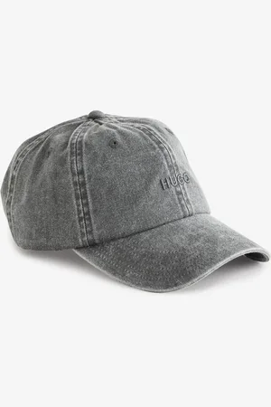 HUGO BOSS Black Embroidered Logo Cotton Twill Cap One