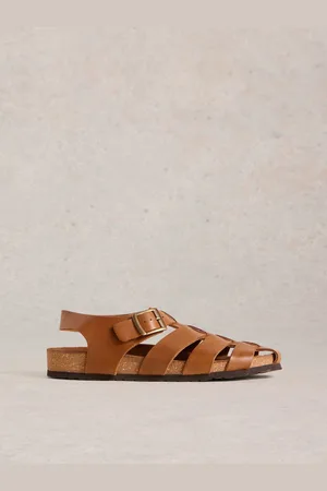 White Stuff Brown Sam Fisherman Sandals AU 11 (EU 45)