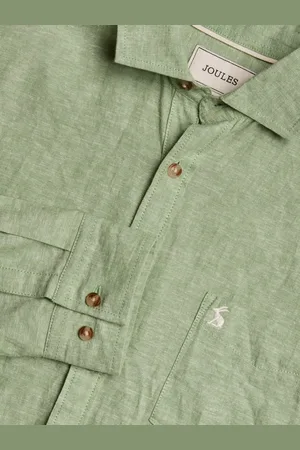Joules Linen Blend Long Sleeve Shirt M