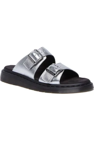 Dr. Martens Silver Josef Bronx Suede Sandals AU 7 (EU 38)