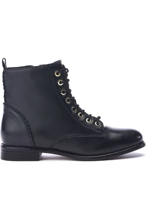 Moda In Pelle Penelopi Detail Lace Up Leather Boots AU 7 (EU 38)