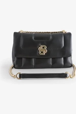 HUGO BOSS Black Double B Icon Chain Shoulder Bag One