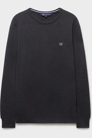J.Crew Grey Pique Stitch Crew Neck 100% Cotton Jumper 3XL
