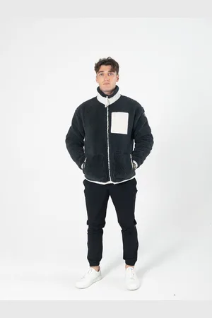 Gym + Coffee Grey Industry Fleece Jacket L