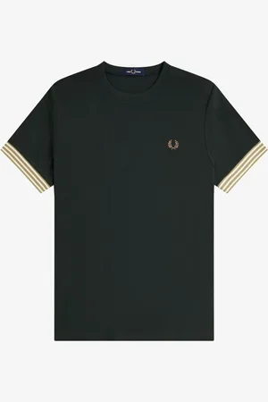 Fred Perry Striped Cuff T-Shirt XXL