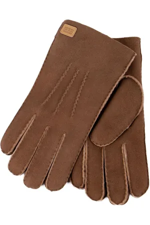 Just Sheepskin Brown Rowan Gloves S-M