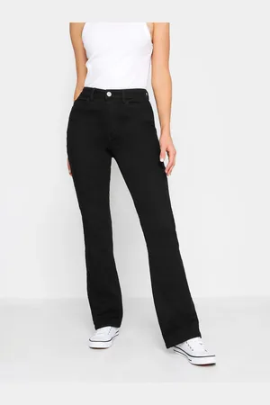 Long Tall Sally Black Bootcut Jeans 12 L36