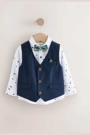 Next Waistcoat Set With Shirt And Bow Tie (3mths-7yrs) 6