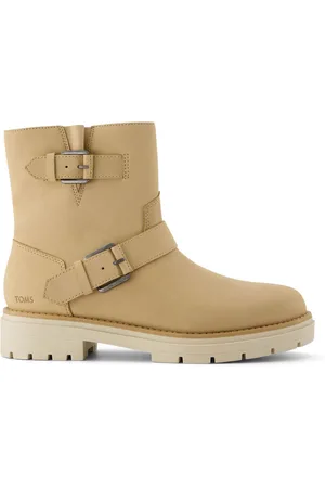TOMS Water Resistant Ionie Motto Biker Boots AU 7 (EU 38)