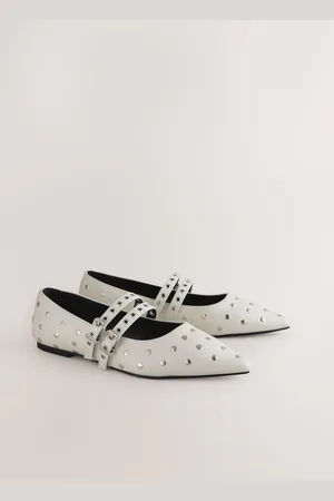 Next Standard Fit Forever Comfort Point Toe Stud Mary Jane Shoes AU 7 (EU 38)