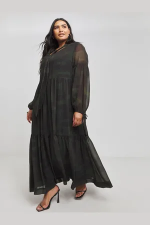 Simply Be Tiered Georgette Maxi Dress AU 20