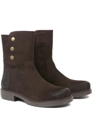 CELTIC & CO. Essential Popper Ankle Brown Boots AU 9 (EU 40)