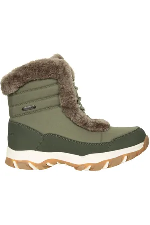 Mountain Warehouse Green Ohio Short Womens Thermal Snow Boots AU 9 (EU 40)