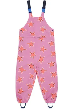 Muddy Puddles Pink Waterproof EcoLight Dungarees 2