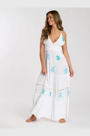South Beach Embroidered Cami Maxi Dress 16