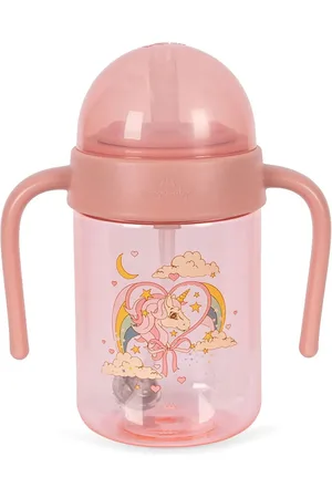 Konges Sløjd Pink Water Bottle With Handle one