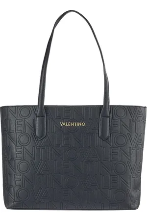 VALENTINO Black Pansy Shopper one