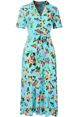Joe Browns Butterfly Collar Knee-Length Dress AU 14